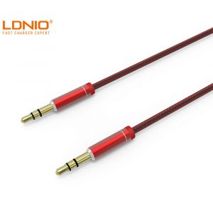Cable Auxiliar 3.5mm LDNIO LS-Y01 de 1 metro (M/M)