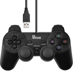 Control de Juegos Ucom UC-JS704S para PC con Vibración