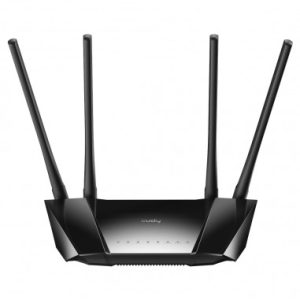 Router Cudy LT400 Router WiFi N 4G LTE de 300 Mbps - 1x Puerto Wan 10 100Mbps y 3x Puertos Lan 10 100Mbps - 4 Antenas Externas.  Ruteador / Modem Para Usar Con Chip de Celular