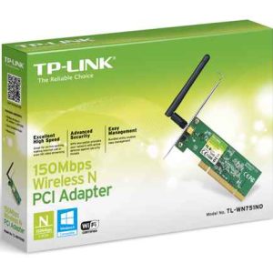 Tarjeta de Red TP-Link TL-WN751ND 150mbps Inalámbrica PCI Atheros 1T1R, 2.4GHZ, 802.11N/G/B