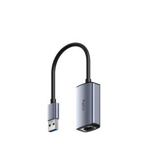 Adaptador Cudy Ethernet USB-A, Adaptador De Red USB 3.0 Gigabit, Adaptador De Internet LAN RJ45 De Aluminio Sin Controlador, Compatible con Switch, MacBook, TV Box, XPS, Steam DEC, UE10A