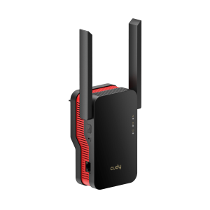 Range Extender CUDY RE3000 / Extensor de Señal o punto de acceso AX 3000 Mesh WIFI-6 / Doble Banda 2.4GHZ 574Mbps, 5.0GHZ 2402Mbps