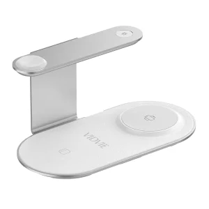 Cargador Vidvie WLC1417 3 en 1 Multifuncional Inalámbrico 15w