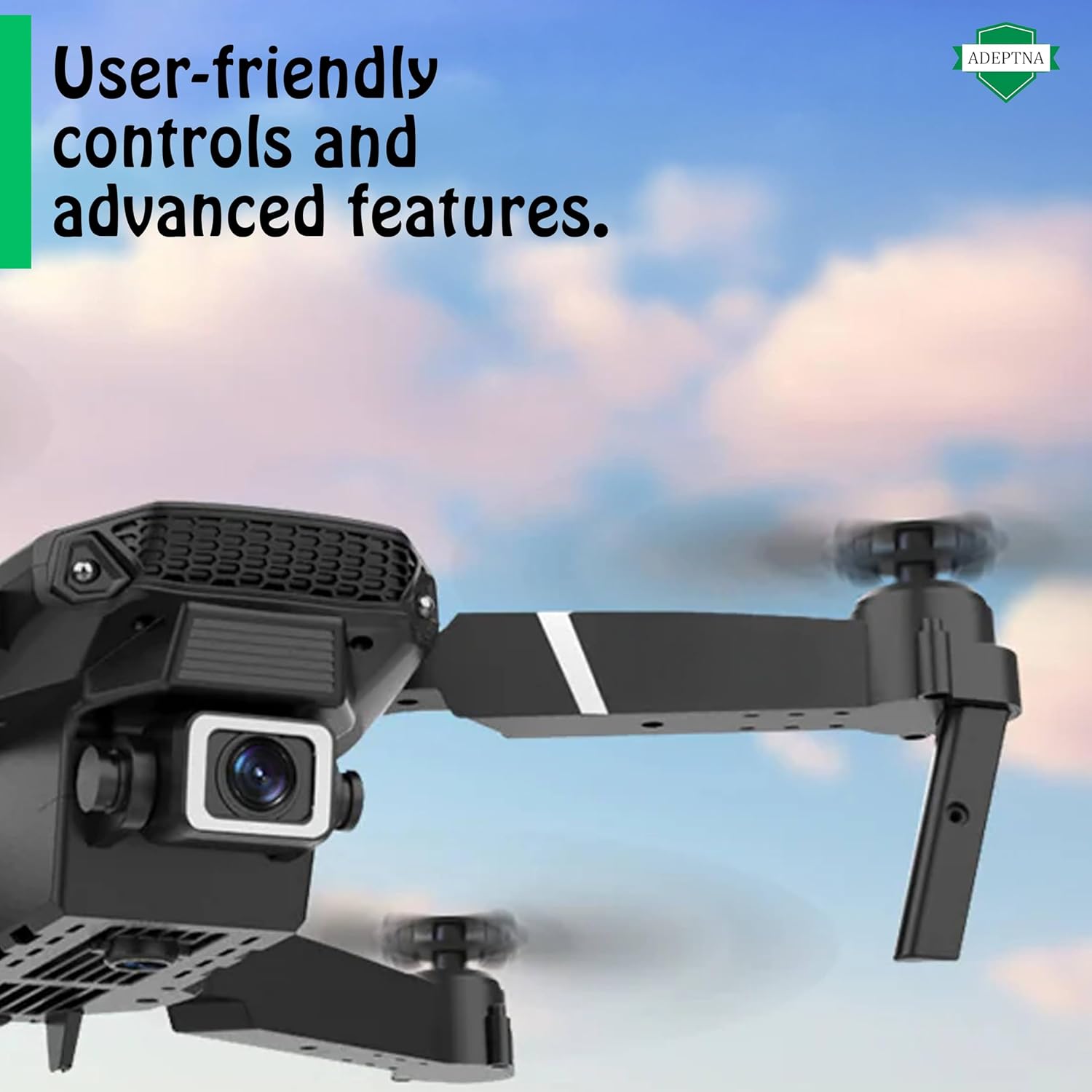 Drone Mini E88 Air con Control de Pantalla, HD Cámara dual, plegable RC ...