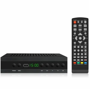 Cajilla JN-821T2 para Canales Nacionales 512MB 10Bit TV Set-Top Box 1080P HD WiFi Media Player