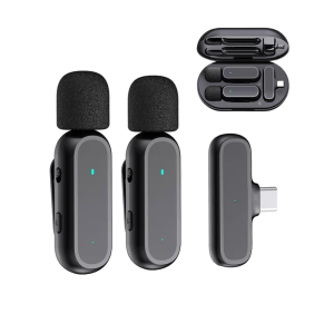 Micrófono Inalámbrico de Solapa K61 Dual para Tipo C y iphone