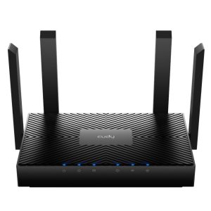Router Cudy AX3000 Router Wi-Fi 6 de doble banda, enrutador de Internet 802.11ax, punto de acceso, 4 antenas, MU-MIMO, conformación de haces, OFDMA, WPA3, WR3000