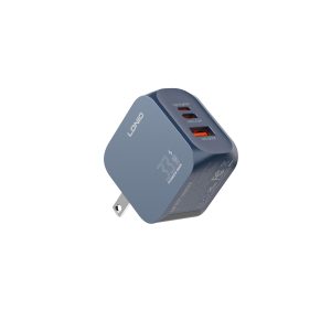 Cargador Rápido LDNIO Q5 Serie de Titanio 33W GaN Certificado Mfi Puerto Lightning+USB-C/USB-a Cargador para iPhone Cargador para Teléfono Móvil USB