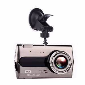 Cámara para Auto Black Box DVR, 170 Grados, 1080P HD, Cámara de Tablero de Doble Lente, Vista Delantera y Trasera, Grabadora de Video para Auto, Dashcam de 4 Pulgadas