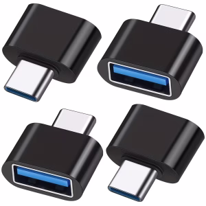 Adaptador OTG Tipo C (Macho) a USB 3.0(Hembra) color Negro