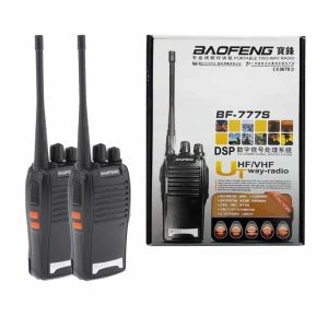Walkie Talkie Baofeng BF-777S Negro. Con 16 Canales. 2 unidades